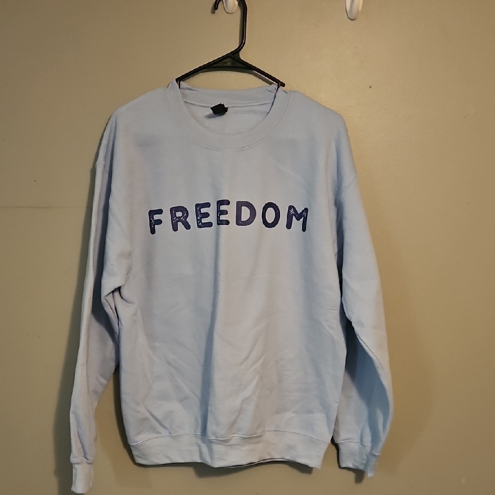 Freedom Light Blue Sweatshirt